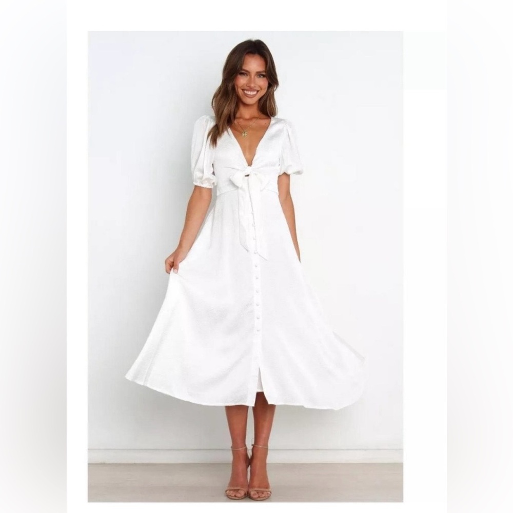 Petal + Pup white dress NWOT